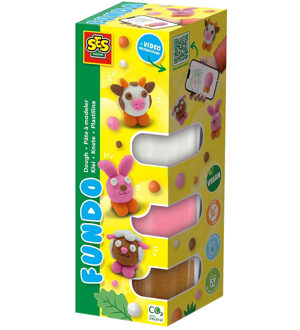 SES Creative Knete - 3x90gr/1x40g - FunDo Bauernhoftiere - SES Creative - One Size - Knete SES Creative Knete - 3x90gr/1x40g - FunDo Bauernhoftiere - SES Creative - One Size - Knete von SES Creative