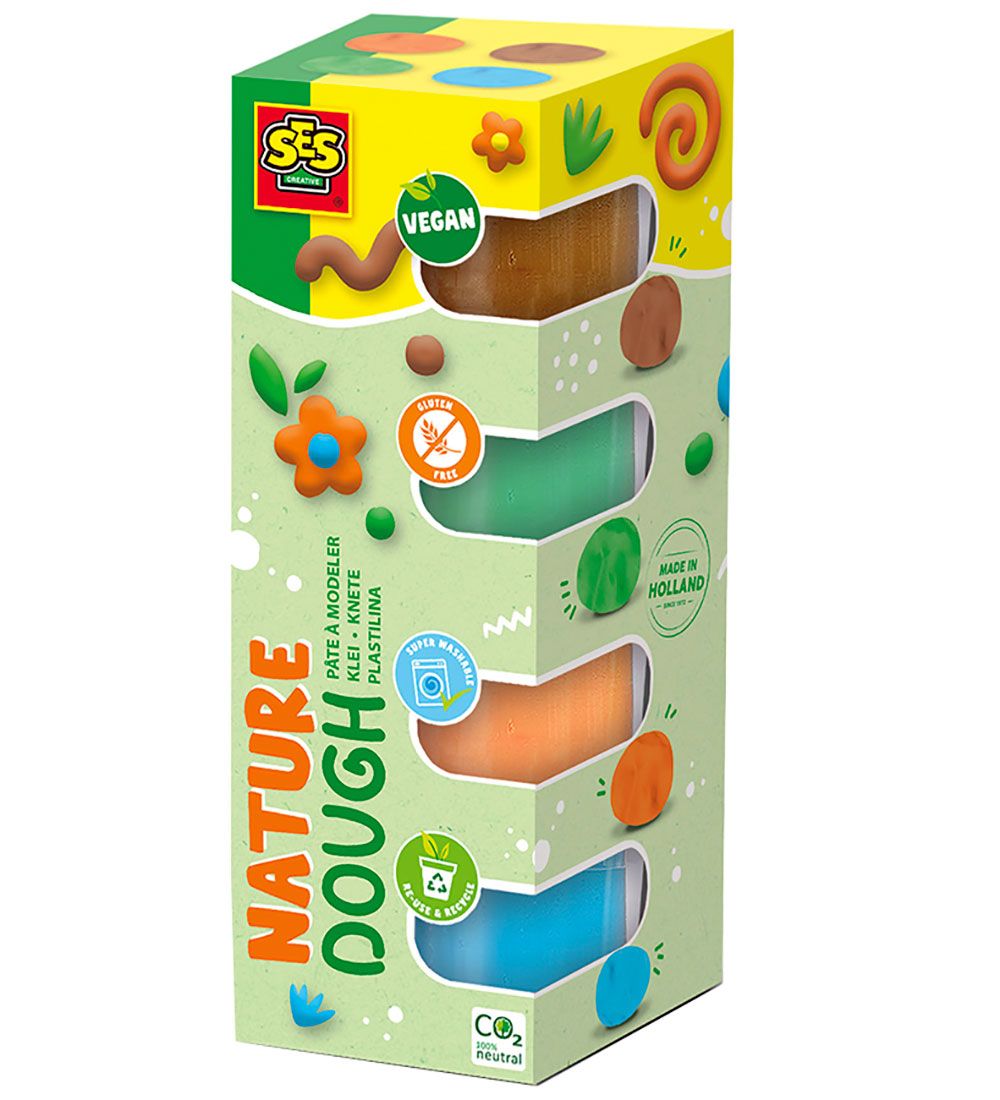SES Creative Knete - 4x90 g - Nature - SES Creative - One Size - Knete SES Creative Knete - 4x90 g - Nature - SES Creative - One Size - Knete von SES Creative