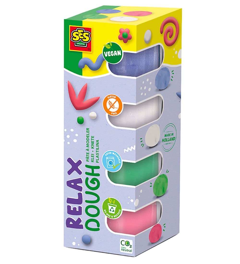 SES Creative Knete - 4x90 g - Relax - SES Creative - One Size - Knete SES Creative Knete - 4x90 g - Relax - SES Creative - One Size - Knete von SES Creative