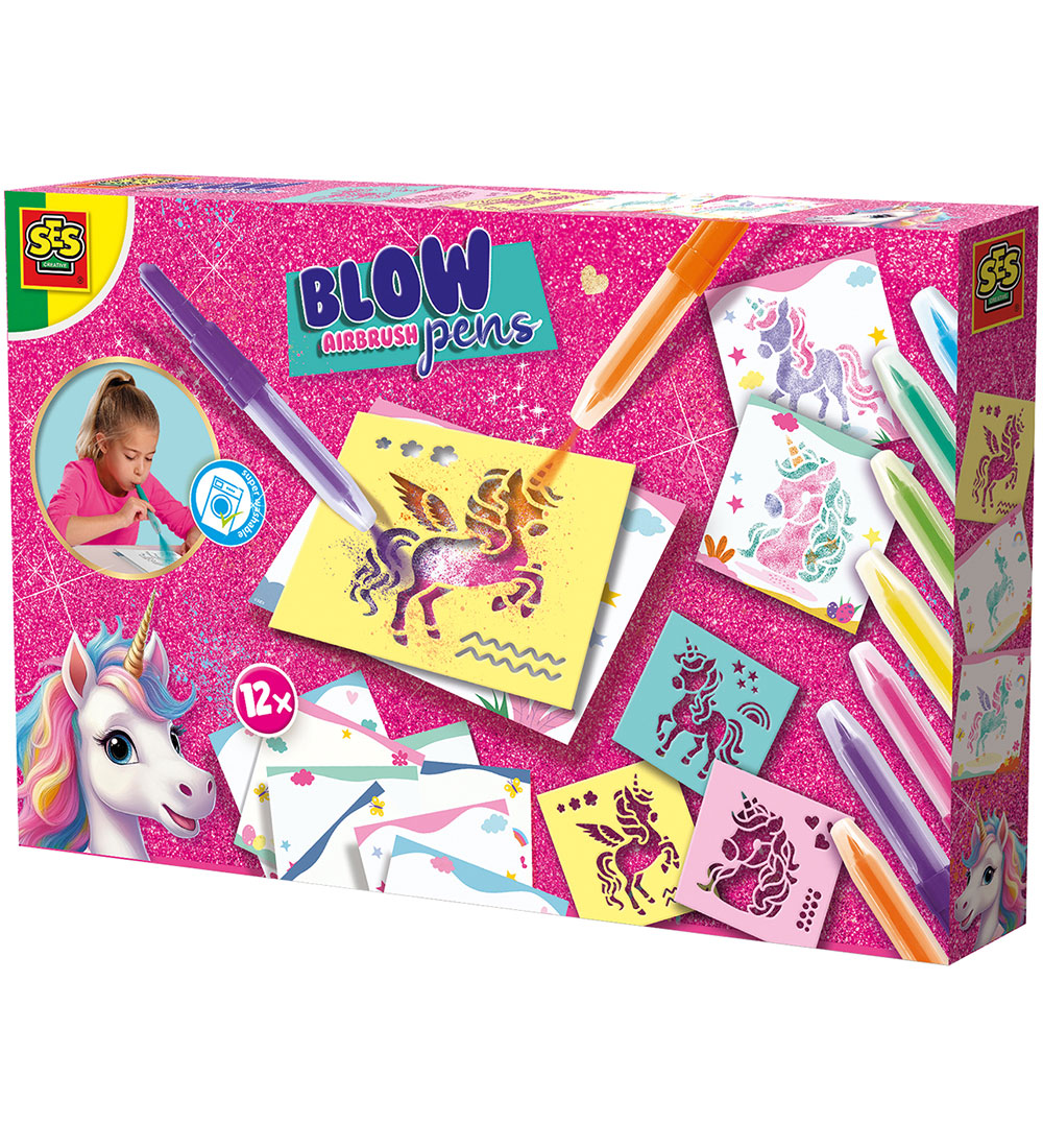 SES Creative Kreatives Spielset - Pustestifte - Einhorn - SES Creative - One Size - Kreatives Spielset SES Creative Kreatives Spielset - Pustestifte - Einhorn - SES Creative - One Size - Kreatives Spielset von SES Creative