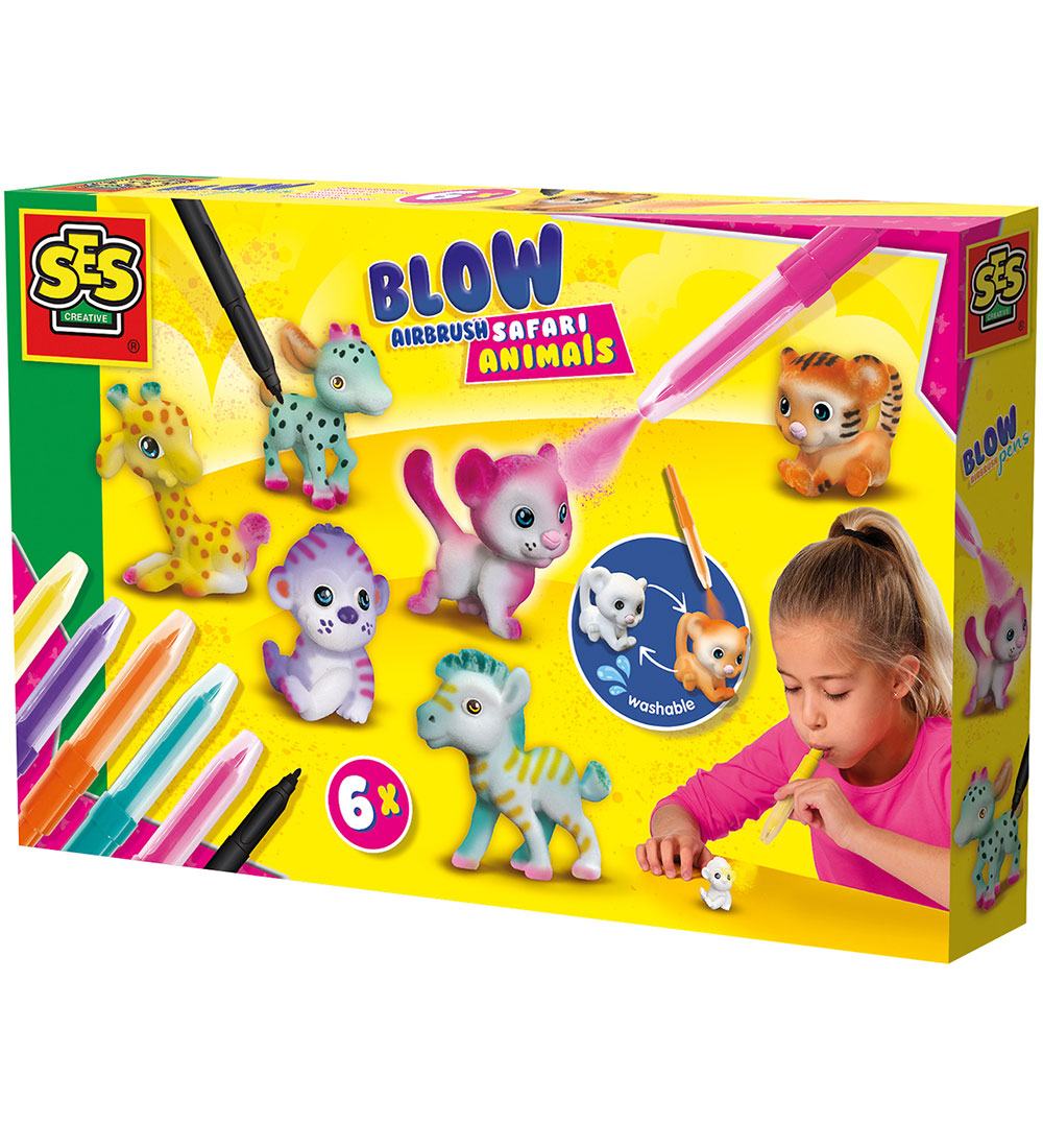 SES Creative Kreatives Spielset - Pustestifte - Safari - SES Creative - One Size - Kreatives Spielset SES Creative Kreatives Spielset - Pustestifte - Safari - SES Creative - One Size - Kreatives Spielset von SES Creative