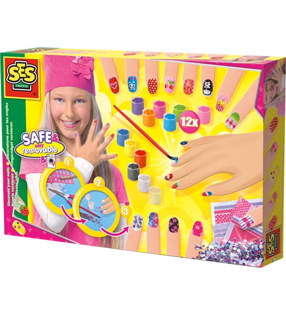 SES Creative Nagelset - Dekorieren Sie Ihre Nägel - SES Creative - One Size - Kreatives Spielset SES Creative Nagelset - Dekorieren Sie Ihre Nägel - SES Creative - One Size - Kreatives Spielset von SES Creative