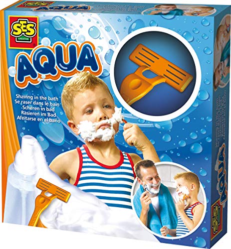 SES Creative SES Aqua Rasieren Bad-Spieleset, Orange von SES Creative