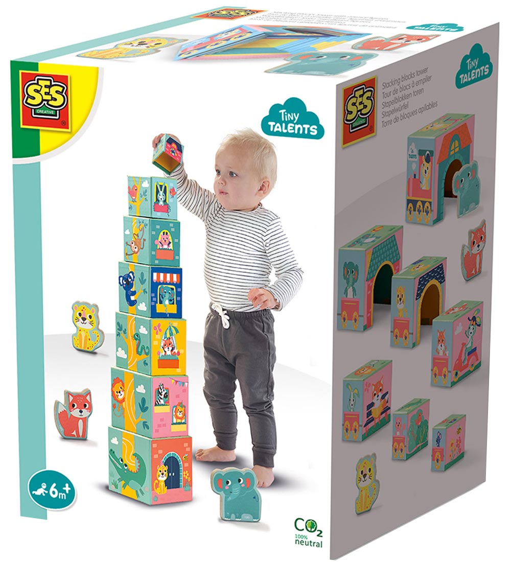 SES Creative Stapelklötze - Tierfiguren - SES Creative - One Size - Bauklötze SES Creative Stapelklötze - Tierfiguren - SES Creative - One Size - Bauklötze von SES Creative