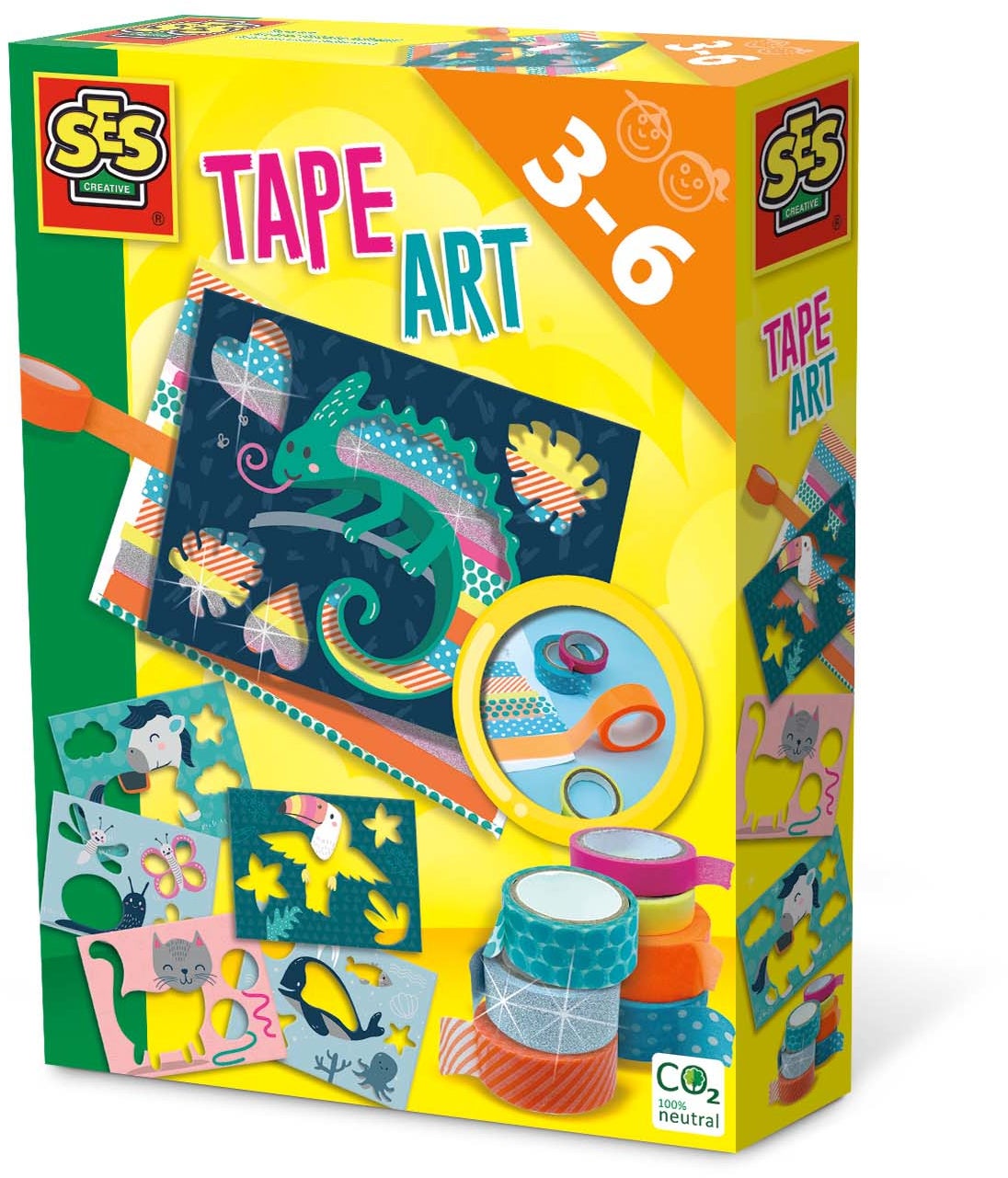 SES Creative Tape Art Bastelset Tiere von SES Creative