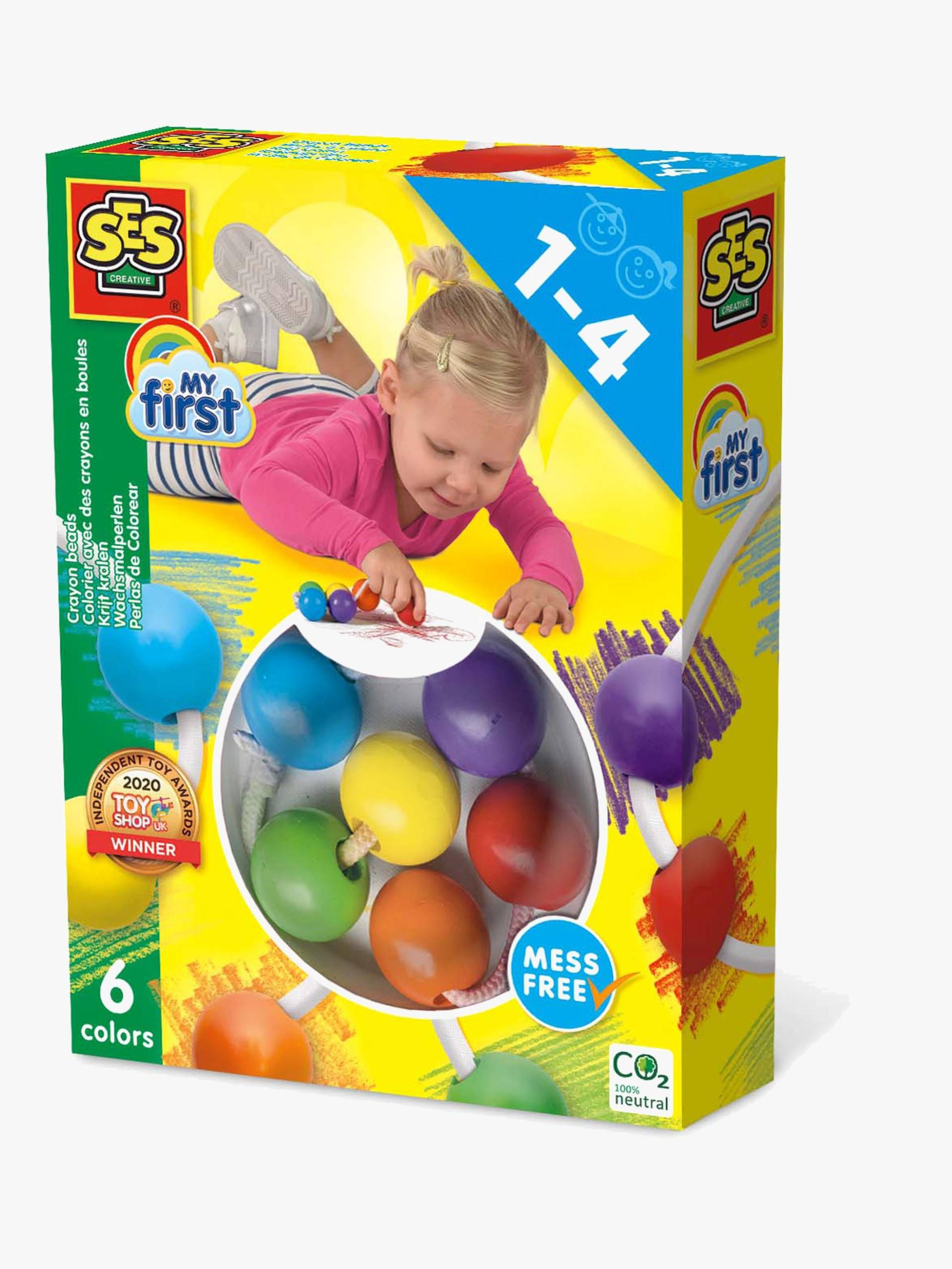 SES Meine Erste Farbschnur Wachsmalperlen Bastelset SES Meine Erste Farbschnur Wachsmalperlen Bastelset von SES Creative