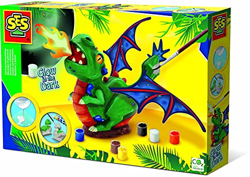 SES creative 14204 Gießen und Anmalen Gipsfigur großer Drache, neutral SES creative 14204 Gießen und Anmalen Gipsfigur großer Drache, neutral von SES Creative