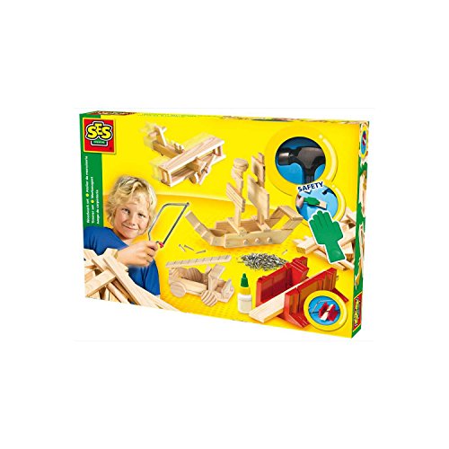 SES Creative 00944 SES Werkzeugset Luxus Kinder-Bastelkit, Mehrfarbig von SES Creative