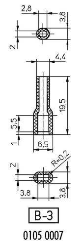 SES 01050007007 Isolierhülse Rot von SES