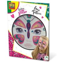 SES 14148 Fashion glitter Gesicht Tattoos -Schmetterling von SES