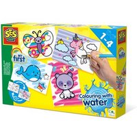 SES 14454 Malen mit Wasser Bunte Tiere My First von SES