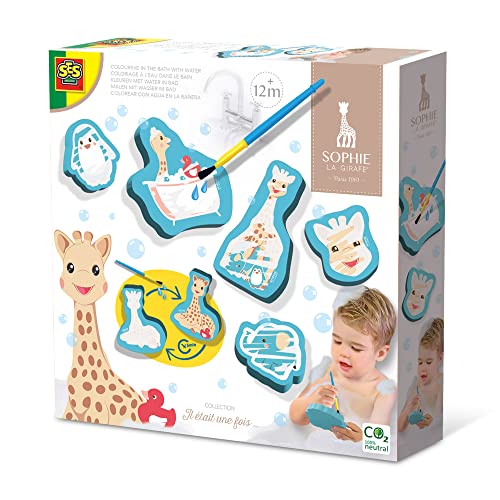 SES Creative 14499 Seifenblasen Sophie la Girafe-Malen mit Wasser im Bad, Various, Youth Large / 11-13 von SES Creative