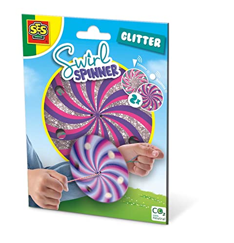 SES creative 02225 Swirl Spinner-Glitzer, Diverse Farben von SES Creative