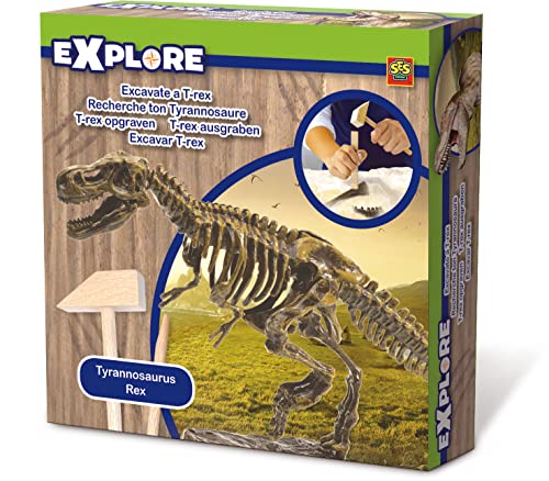 SES Creative Explore T-Rex ausgraben Spiel, Mehrfarbig, 44 von SES Creative