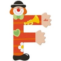 SEVI 81742 Holzbuchstabe F Clown 10 cm, sortiert von SEVI