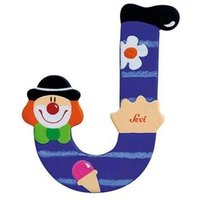 SEVI 81746 Holzbuchstabe J Clown 10 cm von SEVI