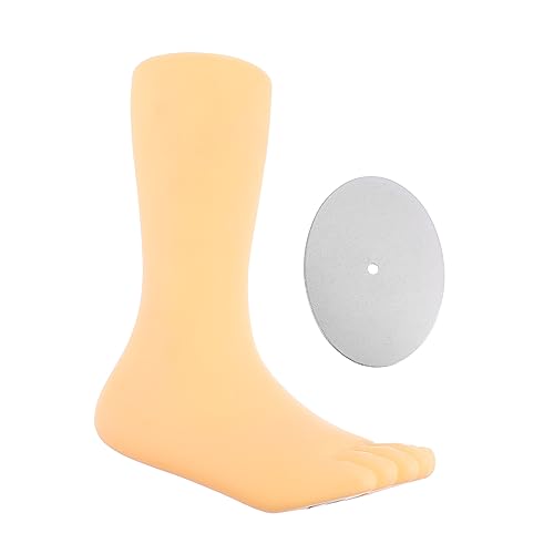 SEWACC 1 Stück Kinderfußmodell Magnetischer Sockenhalter Sockenpräsentation Sockenformungsständer Nägel Schuhe Sitz Kleinkindsocken unterstützen Zeigen Sie Socken-Fuß-Formen an Beige von SEWACC