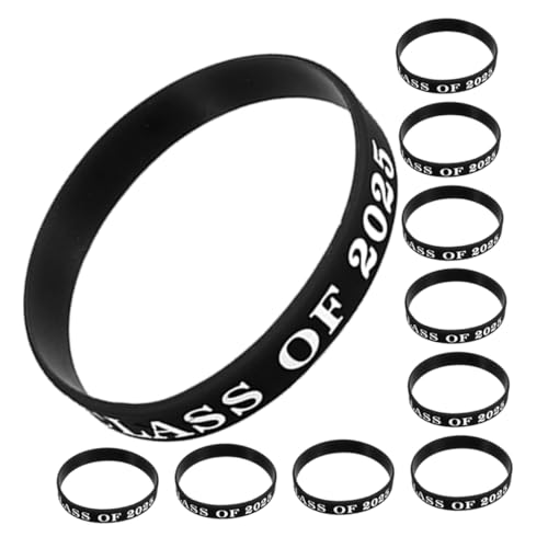 SEWACC 10 Stk Armbänder für die Abschlussfeier Armbänder für Veranstaltungen 2025 Armband partygeschenke Silikonarmband“ verwendet: freundschaftsarmbänder Giveaways für Veranstaltungen von SEWACC