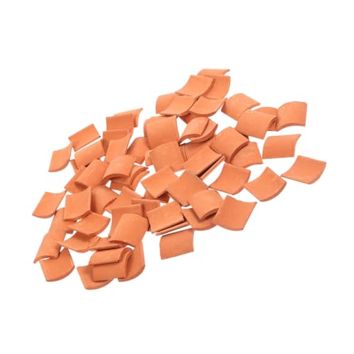 SEWACC 100 Stück Maßstab Simulation Kleine Dachziegel Modelle für Puppenhaus Micro Landschaft DIY Bastelset Realistische Miniatur Ziegelstein Modellbau SEWACC 100 Stück Maßstab Simulation Kleine Dachziegel Modelle für Puppenhaus Micro Landschaft DIY Bastelset Realistische Miniatur Ziegelstein Modellbau von SEWACC