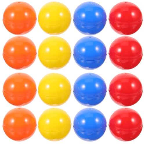 SEWACC 100Pcs 3Cm Tomble Bugs Bunte Hohle Bingokugeln Leerer Automaten -Kapseln Für Preisparty -Gefälligkeiten von SEWACC