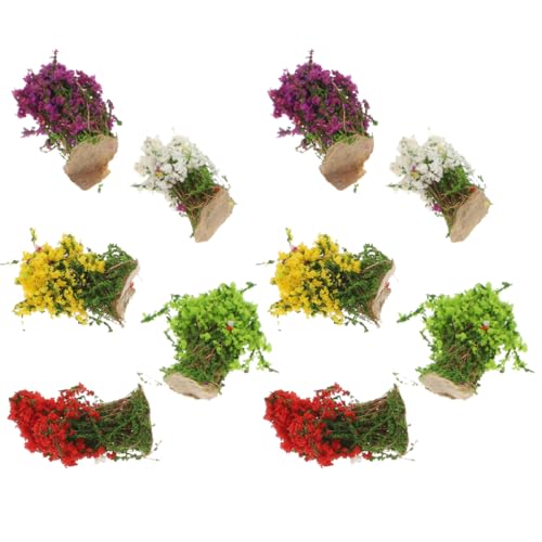 SEWACC 10St Grasschuppen Mini-Grasbüschel Pflanzen dekor Miniatur künstliche blüten Artificial künstliche Pflanzen bastelset gefälschtes Blumenmodell statische Blumenbüschel Harz von SEWACC