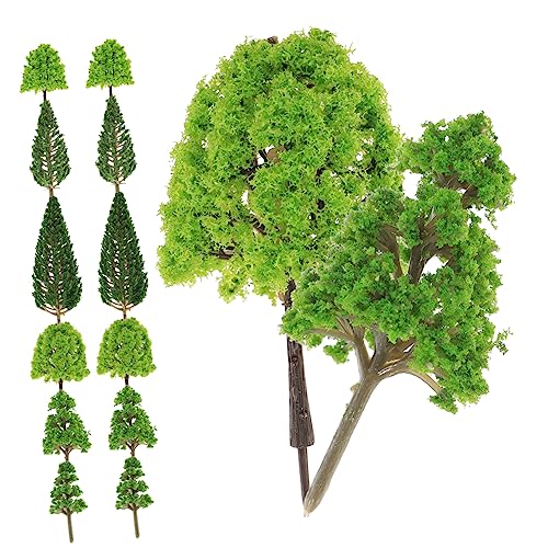 SEWACC 120 STK Mikrolandschaftssimulationsbaum Mini-gartendekoration Mini-landschaftsbaum Sandtisch-zubehör Miniatur-modellbäume Mini-landschaftsmodell Sandtisch DIY Modell Plastik von SEWACC