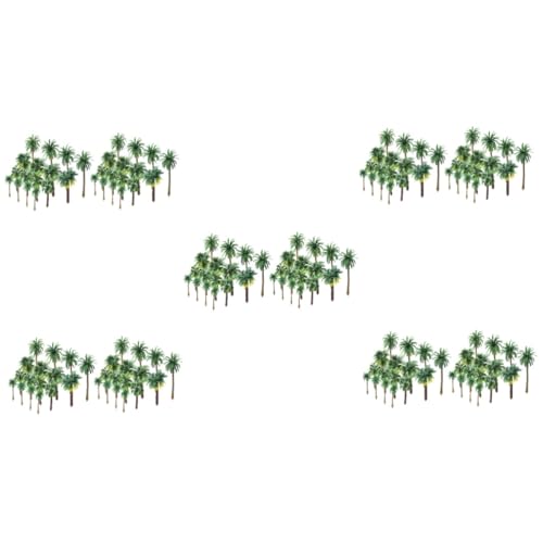 SEWACC 180 STK Künstliche Kokospalme Grünes Dekor Architektur Bäume Künstliche Baumpflanzen Zubehör Für Regenwald-dioramen Modellbahn Landschaft Palmenfiguren Züge Mini Sandkasten Plastik von SEWACC