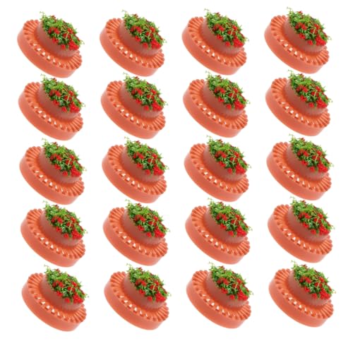 SEWACC 20 Stück Runde Kunststoff-blumentöpfe für Miniatur Landschaftsgestaltung Mini Puppenhaus Zubehör Leicht Langlebig Vielseitig für Sandtisch Modelle SEWACC 20 Stück Runde Kunststoff-blumentöpfe für Miniatur Landschaftsgestaltung Mini Puppenhaus Zubehör Leicht Langlebig Vielseitig für Sandtisch Modelle von SEWACC