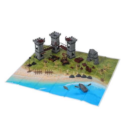 SEWACC 293 Stück Teiliges Soldaten-spielset mit Mittelalterlichen Piraten und Ritterfiguren Robustes Militärmodell mit Schloss und Zubehör für Kindergeburtstag Vielfältige Miniaturfiguren SEWACC 293 Stück Teiliges Soldaten-spielset mit Mittelalterlichen Piraten und Ritterfiguren Robustes Militärmodell mit Schloss und Zubehör für Kindergeburtstag Vielfältige Miniaturfiguren von SEWACC
