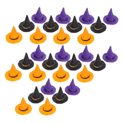 SEWACC 36 Stück Teiliges Halloween Hexenhüte Bunte DIY Deko Kappen für Puppenhaus Elfen Basteln Vielseitige Kleine Hexenhut Accessoires SEWACC 36 Stück Teiliges Halloween Hexenhüte Bunte DIY Deko Kappen für Puppenhaus Elfen Basteln Vielseitige Kleine Hexenhut Accessoires von SEWACC