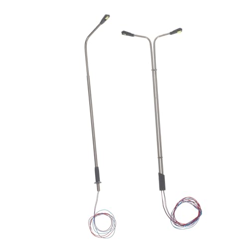 SEWACC 4 Stück Miniatur Straßenlaterne Modell Kompakte Straßenlaterne Puppenhaus Winzige Lokomotivleuchte Miniatur Lokomotivlaterne Mini SEWACC 4 Stück Miniatur Straßenlaterne Modell Kompakte Straßenlaterne Puppenhaus Winzige Lokomotivleuchte Miniatur Lokomotivlaterne Mini von SEWACC