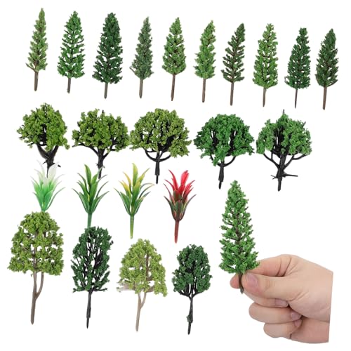 SEWACC 40 Stück Teiliges Mini Modellbäume für Dioramen Realistische Miniatur Bäume aus Kunststoff Vielseitig für DIY Landschaften Eisenbahnmodelle Puppenhäuser und Mikro-szenerien SEWACC 40 Stück Teiliges Mini Modellbäume für Dioramen Realistische Miniatur Bäume aus Kunststoff Vielseitig für DIY Landschaften Eisenbahnmodelle Puppenhäuser und Mikro-szenerien von SEWACC