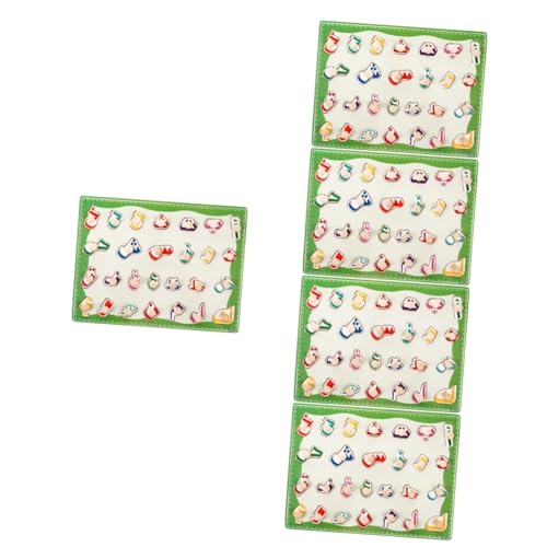 SEWACC 5 Sätze Aufklärungsgremium Für Früherziehung Kleine Rätsel Für Kinder Intelligentes Puzzle-spielzeug Arabisches Alphabet Arabisches Passendes Spielzeug Kinder-puzzle-spielzeug Holz von SEWACC