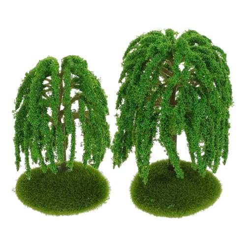 SEWACC 6 Stück Teiliges Miniatur Baum Realistische Plastik-weiden für Modellbau Sandtisch Landschaft DIY Mikrolandschaften Puppenhaus Dekoration Eisenbahn Szenerie SEWACC 6 Stück Teiliges Miniatur Baum Realistische Plastik-weiden für Modellbau Sandtisch Landschaft DIY Mikrolandschaften Puppenhaus Dekoration Eisenbahn Szenerie von SEWACC