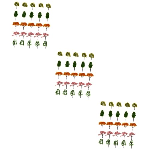 SEWACC 75 STK Mikro-Landschaftsverzierung Kunstpflanze Baumdekoration Miniaturpflanzen Artificial Tree kunstplflanze Wohnkultur Miniaturen Simulationsbäume Baumschmuck Plastikblume von SEWACC