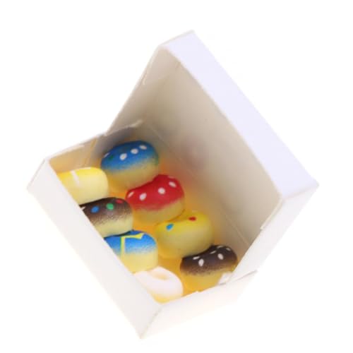 SEWACC Miniatur Donuts Miniatur Lebensmittel Dekoration Realistisches für Puppenhaus DIY Mikro Landschaft Kinderküche Spielspaß SEWACC Miniatur Donuts Miniatur Lebensmittel Dekoration Realistisches für Puppenhaus DIY Mikro Landschaft Kinderküche Spielspaß von SEWACC