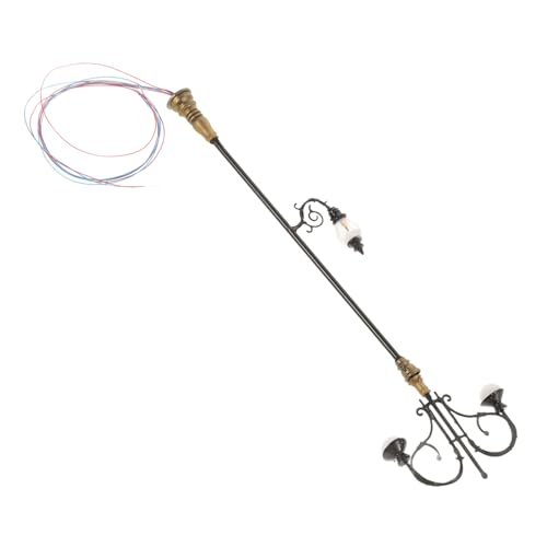 SEWACC Miniatur Straßenlaterne Modell Schwarze Mini Straßenlampe für Puppenhaus Gartendekor Moss Mikrolandschaft Lampe Installieren Langlebig Kreative Mini Haus Deko SEWACC Miniatur Straßenlaterne Modell Schwarze Mini Straßenlampe für Puppenhaus Gartendekor Moss Mikrolandschaft Lampe Installieren Langlebig Kreative Mini Haus Deko von SEWACC