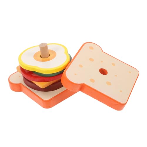 SEWACC Montessori Holzspielzeug Sandwich Kleinkinder Pädagogisch Motorisch Fördernd Spielküche Lebensmittel Nachbildung Holzspielzeug für Vorschulkinder SEWACC Montessori Holzspielzeug Sandwich Kleinkinder Pädagogisch Motorisch Fördernd Spielküche Lebensmittel Nachbildung Holzspielzeug für Vorschulkinder von SEWACC