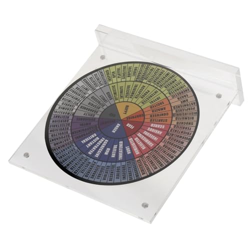 SEWACC Acryl-emotionsrad-Diagramm Gefühlsrad für Gesundheitsdekor Büro Schule von SEWACC