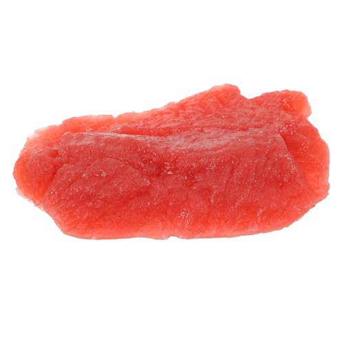 SEWACC Realistisches Schweinefleischmodell Küchen Requisit Deko Fotografie Film Requisite Lebensechte Schweinefleischscheibe Attrappe für Restaurant Bar Haushalt Party Schaufenster SEWACC Realistisches Schweinefleischmodell Küchen Requisit Deko Fotografie Film Requisite Lebensechte Schweinefleischscheibe Attrappe für Restaurant Bar Haushalt Party Schaufenster von SEWACC