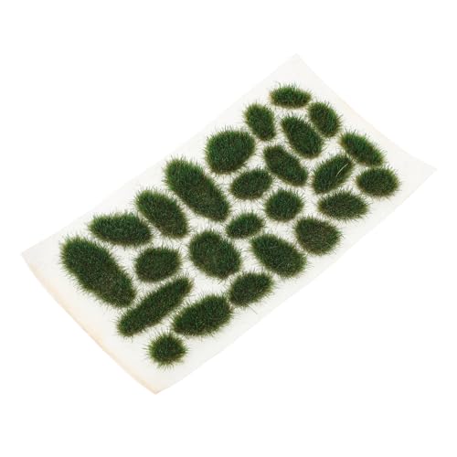 SEWOART 1 Box Modellgras DIY Fake Grass Cluster Dekor DIY Gras Cluster Kunstrasen Cluster Miniatur Ornament DIY Sandtisch Material Simuliertes Gras Dekor Modelleisenbahn Zubehör von SEWOART