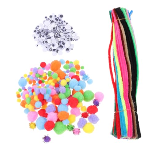 SEWOART 1 Set DIY Material Kit Bastelbedarf Kit Plüschstäbchen Spielzeug Buntes DIY Zubehör Kinder DIY Zubehör Kunst Und Bastelbedarf DIY Bastelmaterial Kinder DIY Bastelbedarf von SEWOART