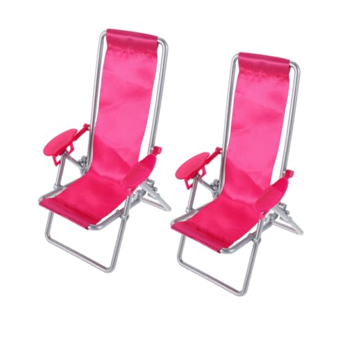 SEWOART 2 Stück Miniatur Faltbarer Strandstuhl Tragbarer Kunststoff Klappstuhl in Rosa Realistische Puppenhaus Dekoration Vielseitig für Strand Themen und Kleine Räume Geeignet SEWOART 2 Stück Miniatur Faltbarer Strandstuhl Tragbarer Kunststoff Klappstuhl in Rosa Realistische Puppenhaus Dekoration Vielseitig für Strand Themen und Kleine Räume Geeignet von SEWOART