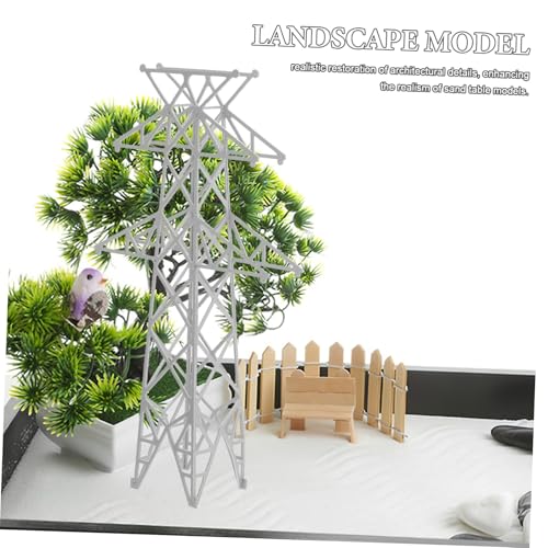SEWOART Modellbahn Zubehör Miniatur Elektrischer Turm Maßstab Abs Baustellenmodell DIY Bausatz für Gartenlandschaft Diorama Landschaftsgestaltung und Eisenbahnzubehör SEWOART Modellbahn Zubehör Miniatur Elektrischer Turm Maßstab Abs Baustellenmodell DIY Bausatz für Gartenlandschaft Diorama Landschaftsgestaltung und Eisenbahnzubehör von SEWOART