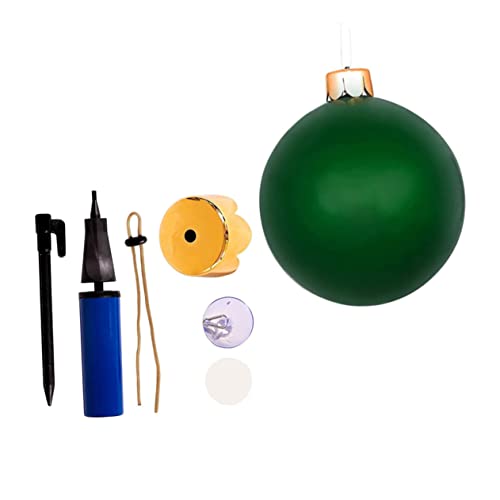 SEWOART Weihnachtsballons aufblasbarer Ball große Outdoor-Weihnachtsverzierung Weihnachtsdekorationen kinder weihnachtsdeko kugeln Spielzeug Weihnachtskugelverzierung Weihnachtsschmuck PVC von SEWOART