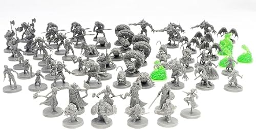 Blacklist Games Miniatures: Fantasy Series 1-70 Miniaturen - 22 einzigartige Stile - Hochdetaillierte, vormontierte Tabletop RPG Minis, D&D 5th Edition (70 Artikel) von SFG