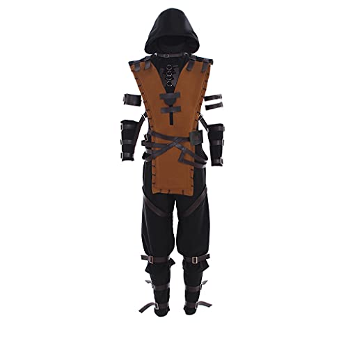 SFWXCOS Scorpion Cosplay Kämpfanzug MK XI Nija Cosplay Kostüm Für Halloween von SFWXCOS