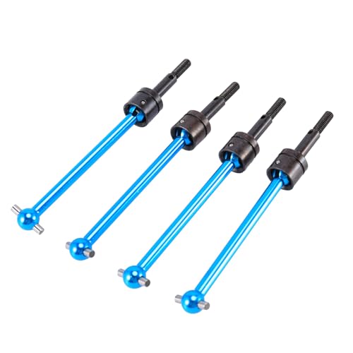 4 Stück Metall-Universal-Antriebswelle CVD (64 mm) for Tamiya DT03 TT02B TT-02B RC-Car-Upgrade-Teile-Zubehör von SGREHJDR