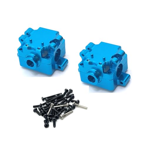 SGREHJDR 2PCS Metall Upgrade Getriebe for WLtoys 1/28 284131 K969 k979 k989 k999 P929 P939 RC Auto Teile(Blauw) von SGREHJDR