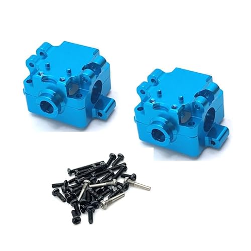 SGREHJDR 2PCS Metall Upgrade Getriebe for WLtoys 1/28 284131 K969 k979 k989 k999 P929 P939 RC Auto Teile(Sky Blue) von SGREHJDR